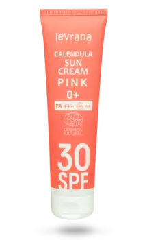 Крем Леврана Солцнезащитный Календула SPF30 пинк д/тела, 100 мл