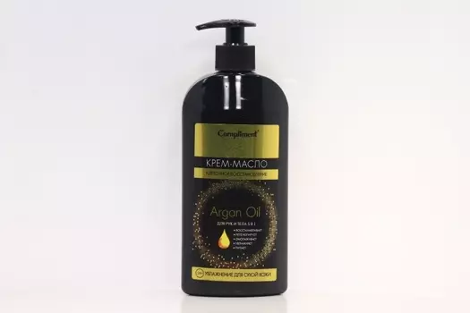 Крем-масло Compliment ARGAN OIL 5 в 1 д/рук и тела, 400 мл