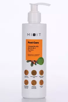 Крем MIXIT Foot Сare с мочевиной против натоптышей 6-в-1 д/ног, 250 мл