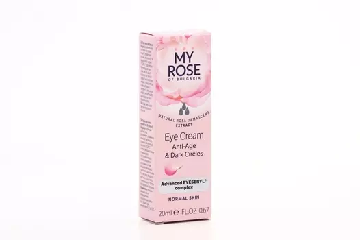 Крем My Rose of Bulgaria Anti-Age & Dark Circles д/кожи вокруг глаз, 20 мл