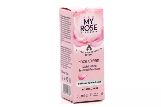 Крем My Rose OF BULGARIA Face Cream увлажняющий д/лица дневной, 50 мл