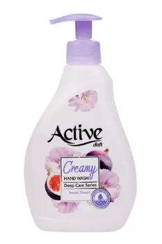 Крем-мыло Active Soft Creamy hand wash deep care series д/рук инжир, 350 мл