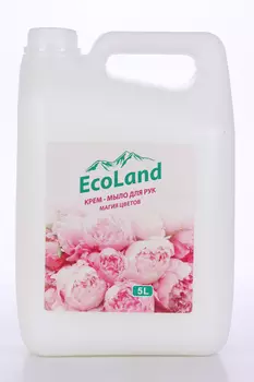 Крем-мыло EcoLand жидкое цветочная магия канистра ПЭ, 5 л