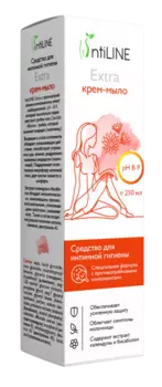 Крем-мыло ИнтиЛайн Экстра д/интимн гигиены спец формула с противогриб компонент, 250 мл