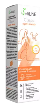 Крем-мыло ИнтиЛайн Классик д/интимн гигиены специальн формула д/ежеднев ухода, 250 мл
