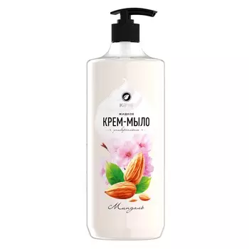 Крем мыло KiPNi Миндаль дозатор, 1л.