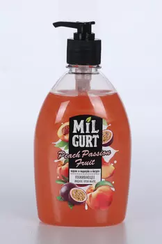 Крем-мыло Milgurt Персик/маракуйя в йогурте жид, 500 г