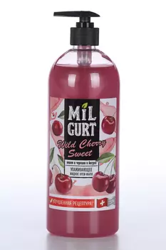 Крем-мыло Milgurt Вишня и черешня в йогурте жид, 860 г