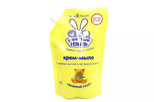 Крем-мыло Невская Косметика жидкое ушастый нянь дой пак, 500 мл
