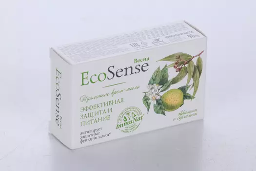 Крем-мыло твердое Экосенсе эффективная защита/питание эвкалипт/бергамот, 90 г