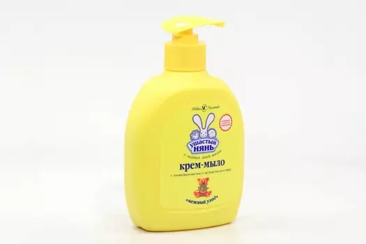 Крем-мыло Ушастый нянь дет с первых дней жизни олив масло/экстр алоэ вера, 300 мл