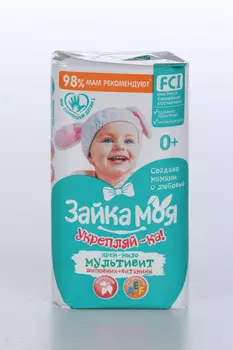 Крем-мыло Зайка Моя Укрепляй-ка детск тверд, 90 г