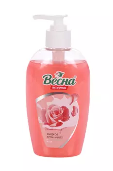 Крем-мыло жидкое Весна Ассорти роза, 280 г