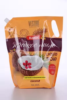 Крем-мыло жидкое Вестар увлажняющее кокос, 2 л