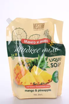Крем-мыло жидкое Вестар увлажняющее манго/ананас, 2 л