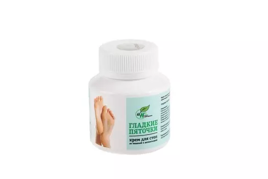 Крем Натуротерапия д/стоп от мозолей/натоптышей гладкие пяточки, 90 мл