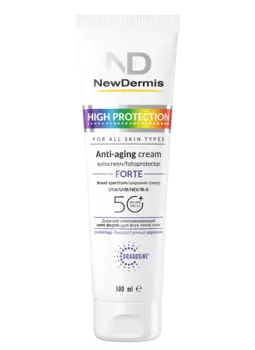 Крем NEWDERMIS дневной омолаживающий SPF 50+ PPD 24, 100 мл