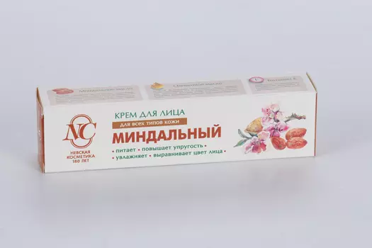 Крем Невская Косметика д/лица миндальный д/всех типов кожи, 40 мл