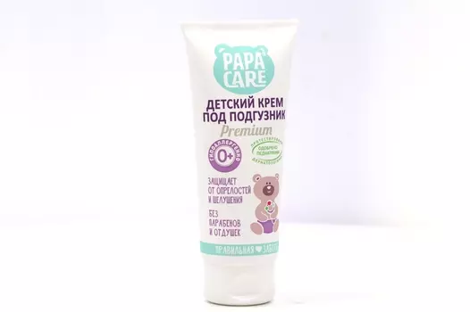 Крем Папа Кэр дет от опрелостей п/подгузник (с 0 мес), 100 мл, Туба