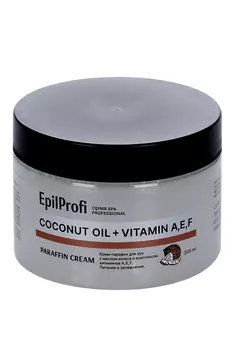 Крем-парафин EpilProfi д/рук питательный с маслом кокоса/комплексом витаминов A/E/F, 300 мл