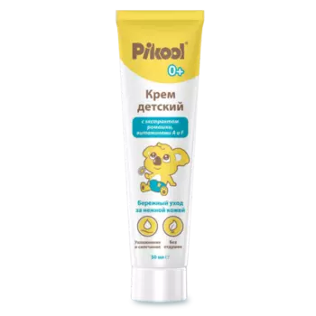Крем Пикул детский экстракт ромашки/витамин А и F (с 0 мес), 50 мл