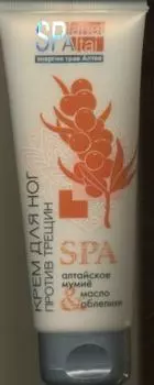 Крем Планета СпаАлтай д/ног против трещин/смягчающ с мумие, 75 мл