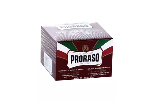 Крем PRORASO Barbe Dure д/бритья c маслом ши и маслом сандала, 150 мл
