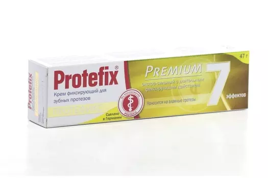 Крем Протефикс д/фиксации зубных протезов премиум, 40 мл