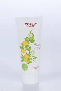 Крем Русское поле д/рук и ногтей с кератином и маслом лимона, 75 мл