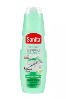 Крем Sanita Универсал Зеленый чай и лайм д/поверхностей 600 г