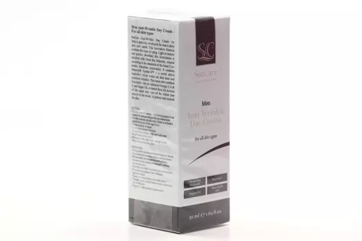 Крем SeaCare д/лица против морщин антивозрастной мужской с минералами мертвого моря, 50 мл