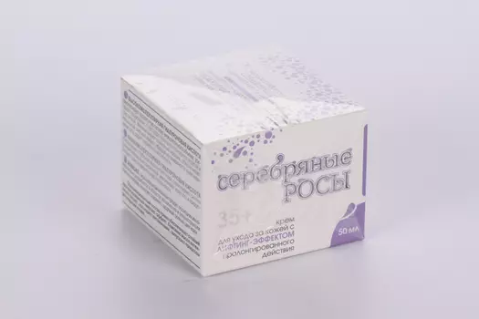 Крем Серебряные росы с эффектом лифтинга пролонгированного действия д/лица, 50 мл