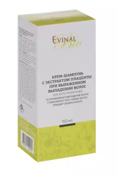 Крем-шампунь Эвиналь при выраженном выпад волос, 150 мл
