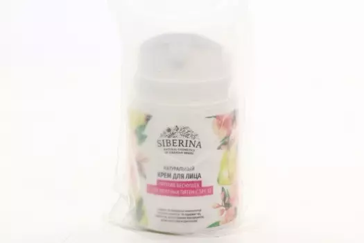 Крем Siberina д/лица выравнивающий цвет против веснушек и пигментных пятен с SPF 12, 50 мл