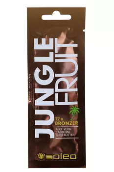 Крем Soleo Jungle Fruit д/загара в солярии с 12-кратным бронзатором саше, 15 мл