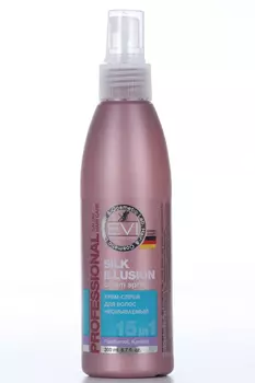 Крем-спрей EVI Professional Silk Illusion несмываемый 15 в 1 д/волос, 200 мл