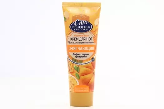 Крем Сто рецептов красоты смягч д/ног тыква/кукур масло, 80 мл