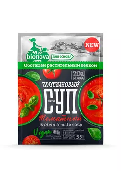 Крем-суп Bionova протеиновый томатный, 20 г