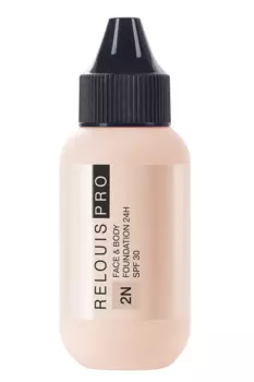 Крем тональный Face&Body Foundation 24H SPF30 RELOUIS тон:2N средний нейтральный 30мл