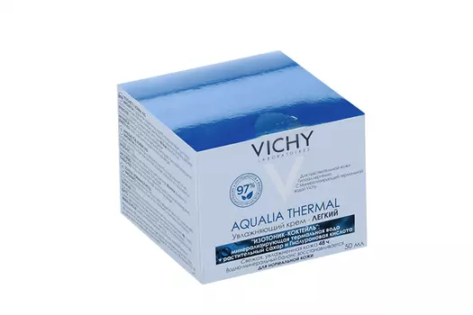 Крем-уход Виши Аквалия Термаль легкий, 50 мл