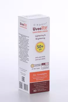 Крем UveeLite осветляющий SPF50+ солнцезащитный, 50 г