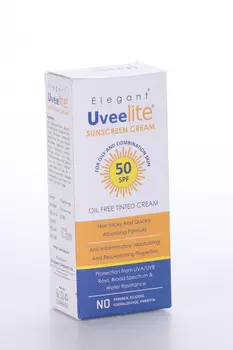Крем UveeLite солнцезащитный тональный д/жирной и комбинированной кожи SPF50, 50 г