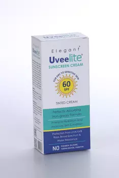 Крем UveeLite тональный солнцезащитный SPF60, 50 г