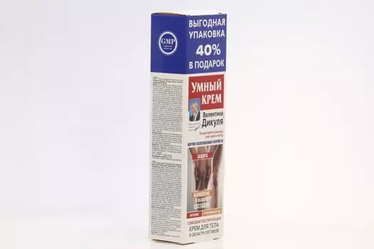 Крем Валентина Дикуля Умный мумие/пчел яд д/тела, 125 мл