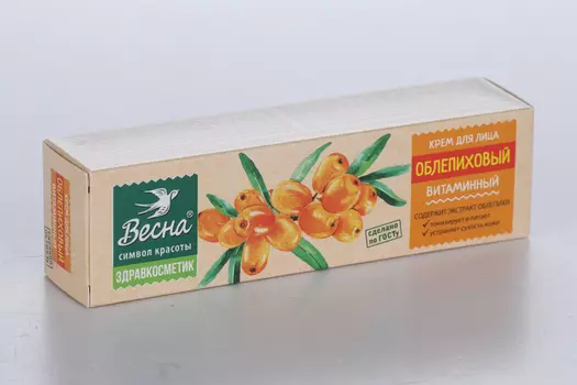Крем Весна Здравкосметик Облепиховый витаминный д/лица, 40 мл
