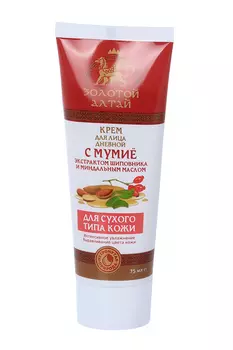 Крем Золотой Алтай д/лица дневн д/сухой кожи с мумие, 75 мл
