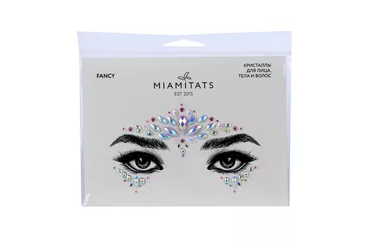Кристаллы на клейком слое д/лица MIAMITATS FACE GEMS Fancy (3942)