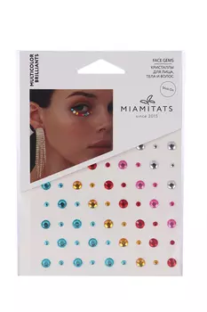 Кристаллы на клейком слое MIAMITATS  CRYSTAL Multicolor brilliants (4208)