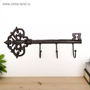 Крючки декоративные металл Большой ключ 16х38,7х5,5 см