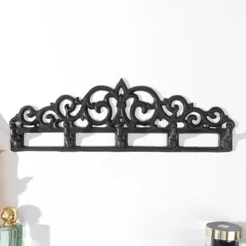 Крючки декоративные металл Узоры 12,5х39,5х3,5 см